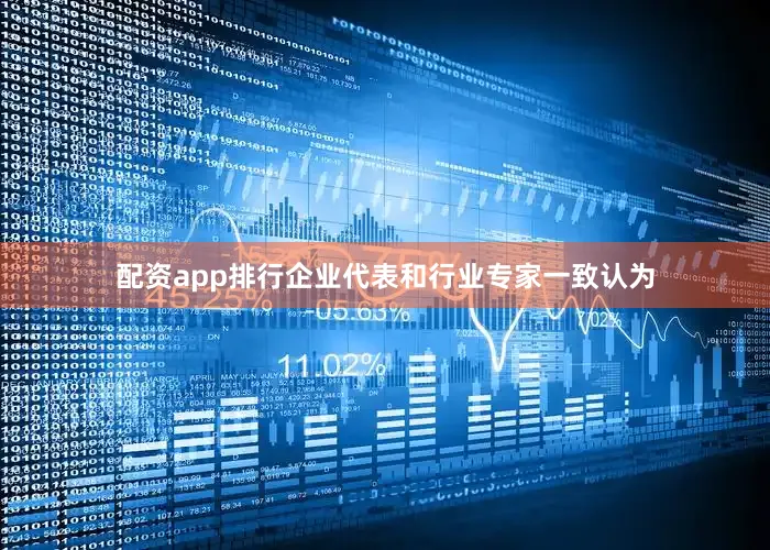 配资app排行企业代表和行业专家一致认为